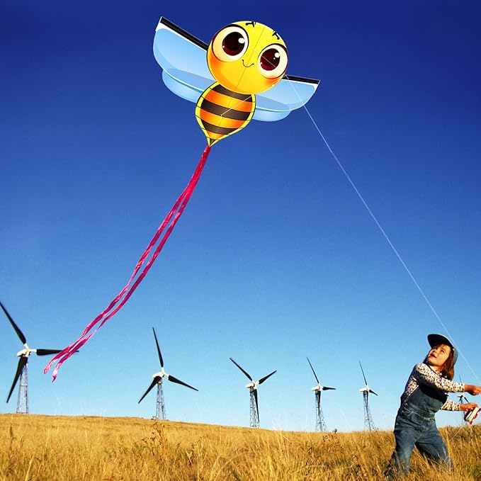 HENGDA KITE Animals Kite for Kids Beginners and Adults Cute Design High Definition Printing Easy to Carry