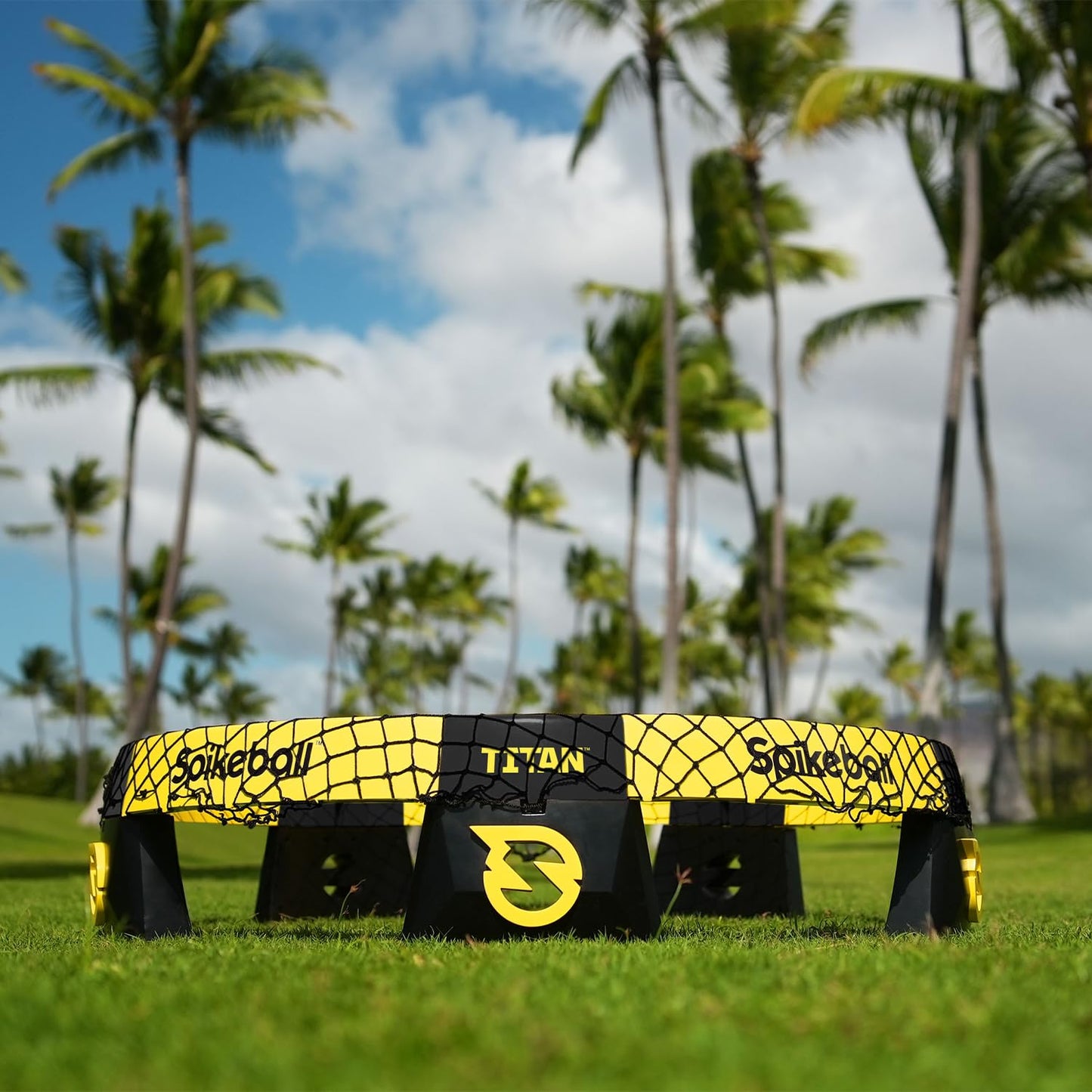 Spikeball Titan Game Set - Stronger Frame & Enhanced Stability, Includes 1 Pro Ball & 1 Atlas Ball, Competition Ready, Portable with Carry-Bag