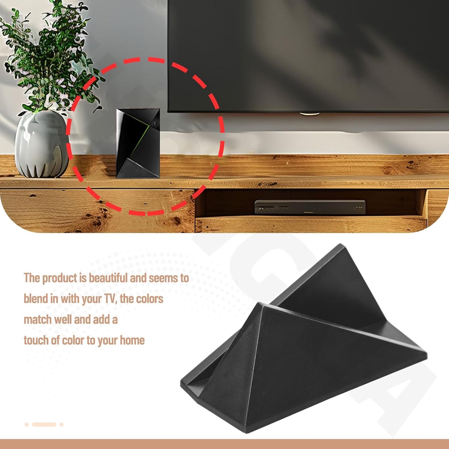 ZHONGXIA (2017/2019 Vertical Stand Organizer Compatible with Nv-idia Shield Android TV Pro Models) / Durable Composite