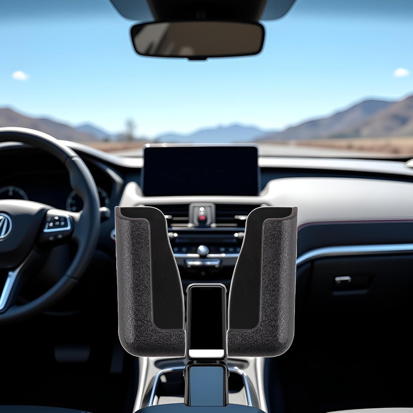 BWESOO Mobile Phone Bracket,Self Adhesive Dashboard Mount Car Phone Holder,Dashboard Mount Adjustable Width Car Cell