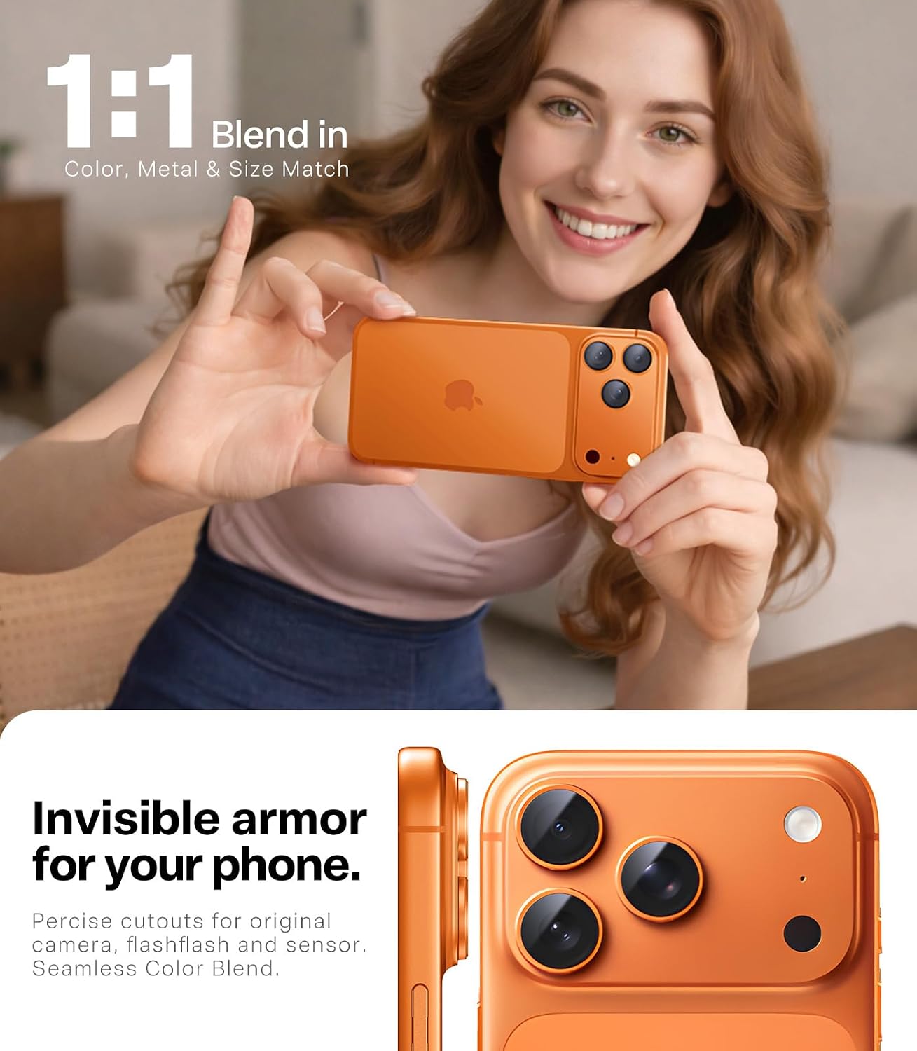 17 9H+ 12 1-Piece, 1 Pack TORRAS for iPhone Pro Max Camera Lens Protector, [Metal Frame] with Military Grade Tempered