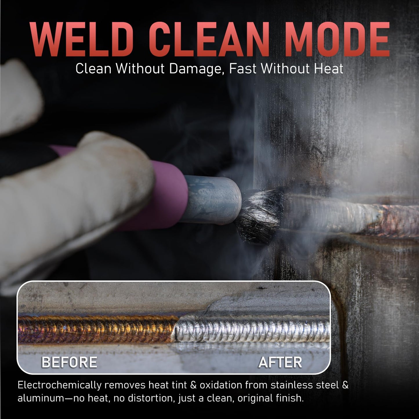 YESWELDER 220A TIG Welder 5 In 1 with Pulse, 110V/220V Dual Voltage STICK/DC TIG/PULSE TIG/COLD SPOT TIG/WELD CLEAN MODE with HF Start, Auto Post-Gas, Foot Pedal Interface