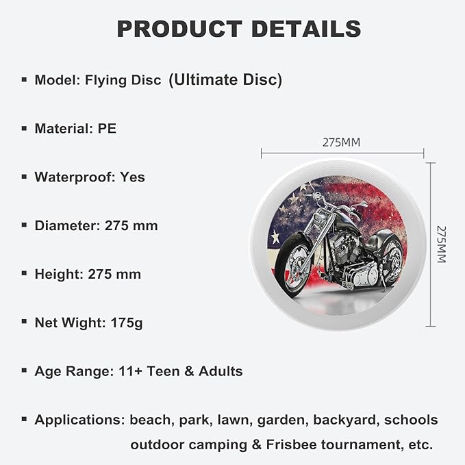 Anchor Outdoor Flying Disc Sailing Anchor Ocean Ultimate Disc 175g for Boys Girls Men Women Birthday Christmas