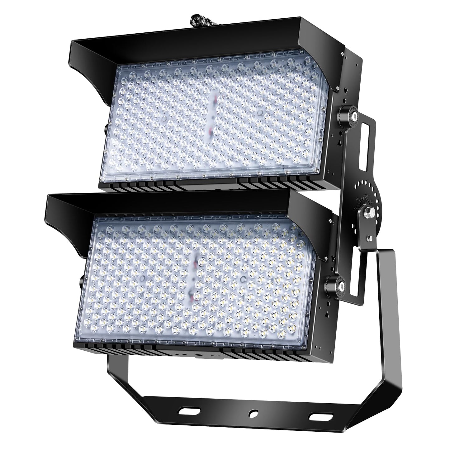 Juyace 900W LED Stadium Light 135,000LM, IP66 Waterproof Outdoor Flood Light for Sports Fields & Arenas, Replaces 2500W MH, 5000K Daylight, High Mast Mount with Power Cord