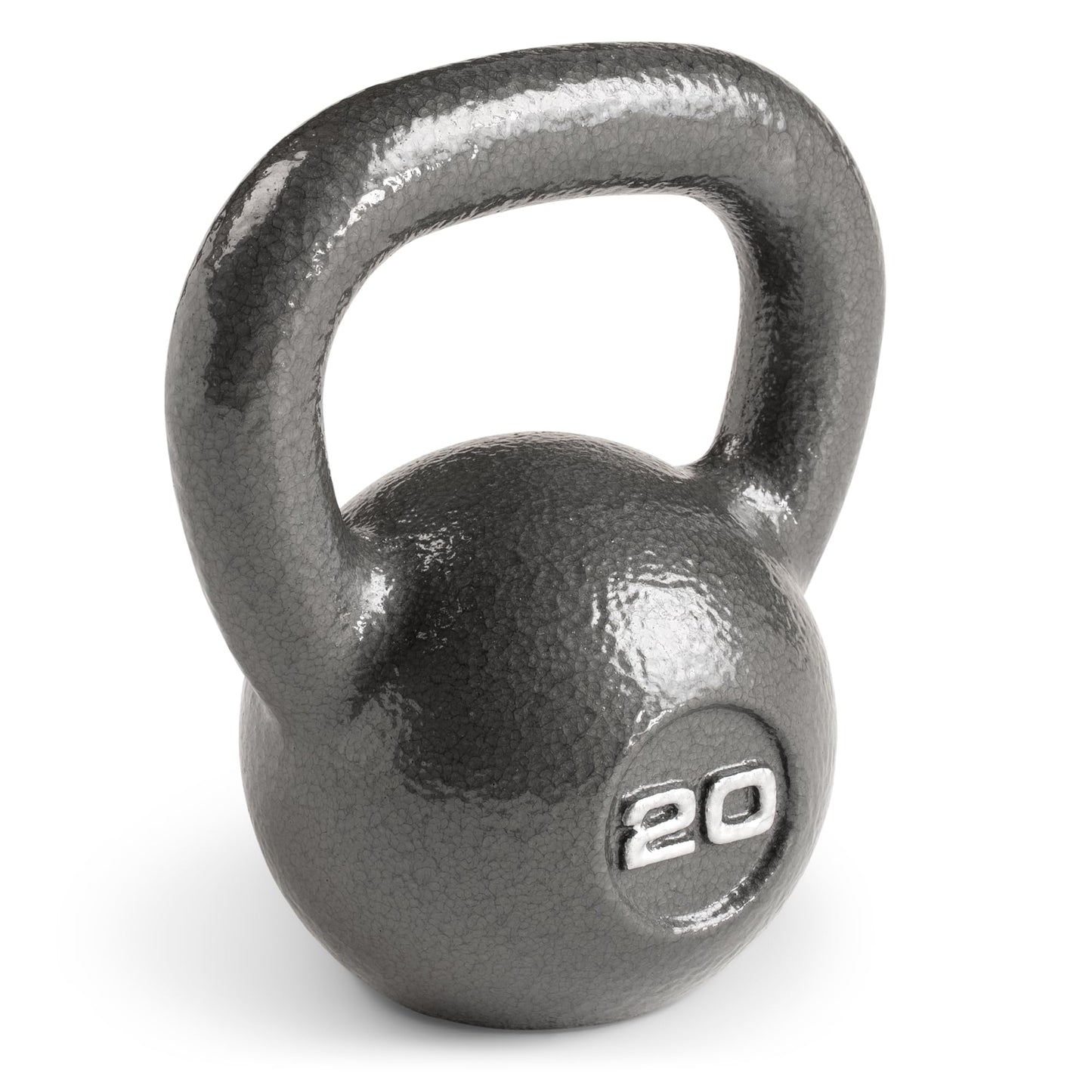 Marcy Hammertone Kettlebells, Ideal Workout Weights For Home Gym, Cast Iron, Black, 20lbs HKB-020