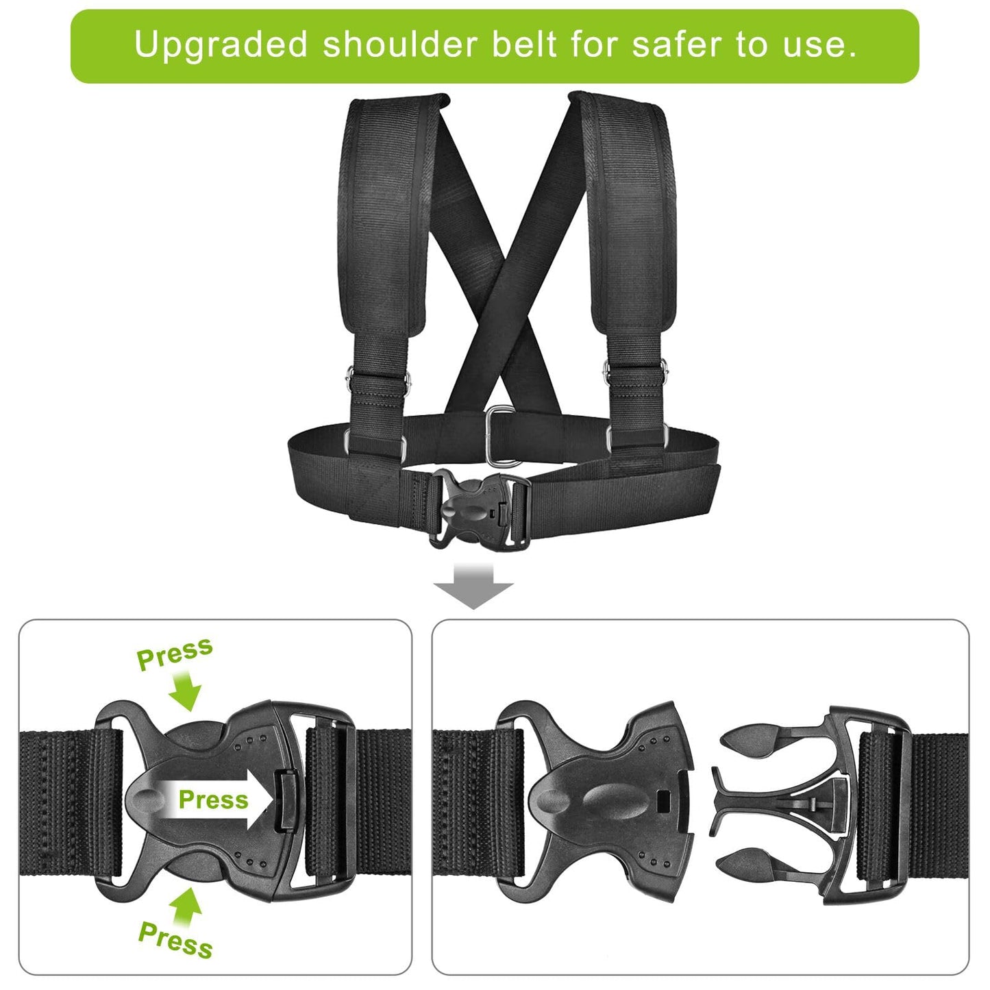Kipika Weight Sled, Workout Sled, Fitness Strength Training Sled, Speed Training Sled for Athletic Exercise, Speed Improvement, Easily Through Obstacles, Suitable for 1" & 2" Weight Plate (B- Black)