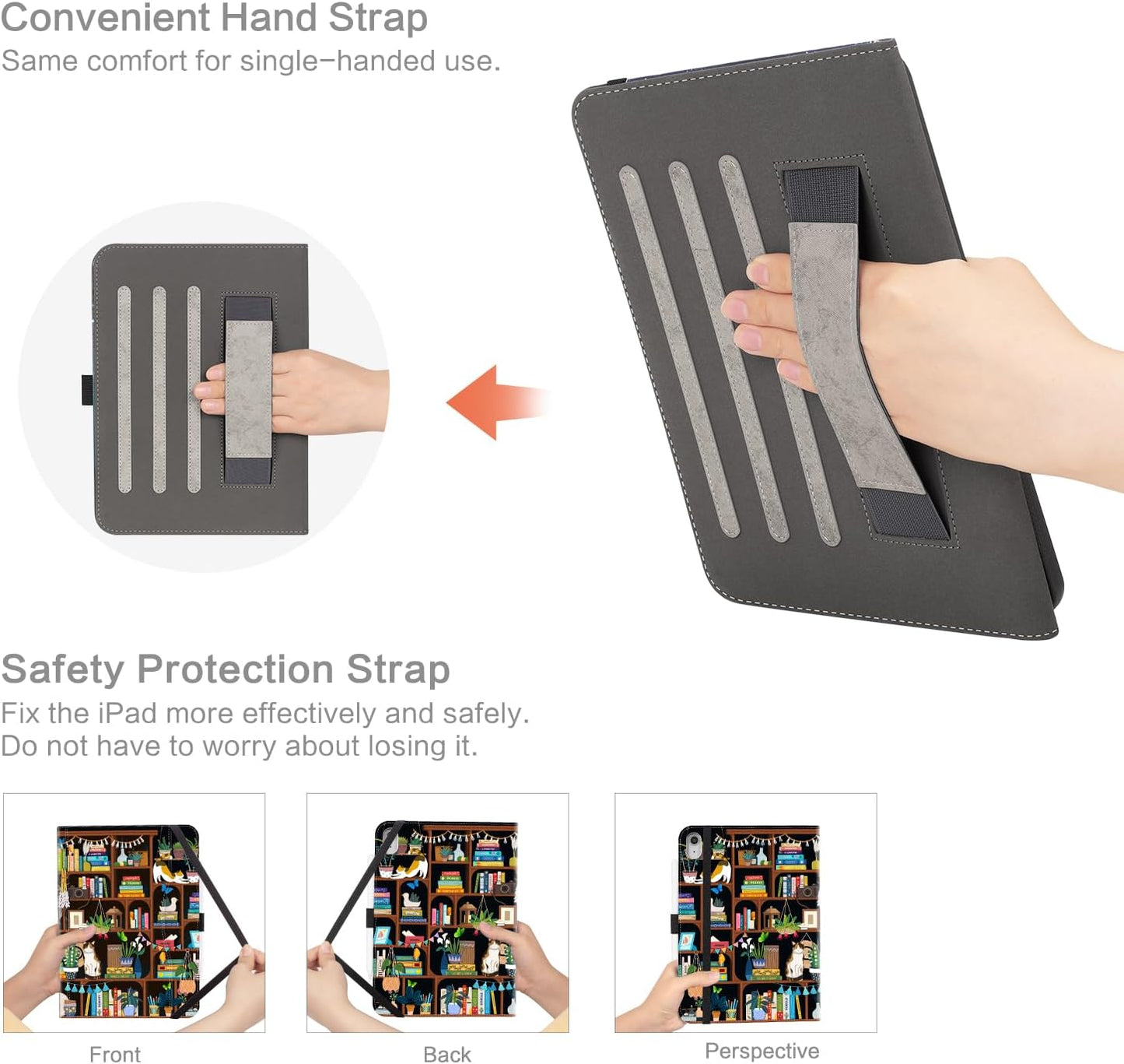 Vimorco 10th/ (A16) 11th 11th/10th 11th/10th for iPad Generation Case Cat, Cute Cats for iPad Case Generation