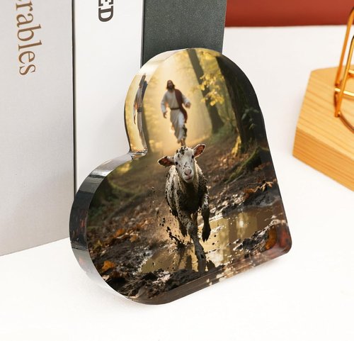 Jesus & Lamb Christian Decor - Meaningful Gifts for Catholic Women, Moms & Friends | Perfect for Birthdays & Holidays