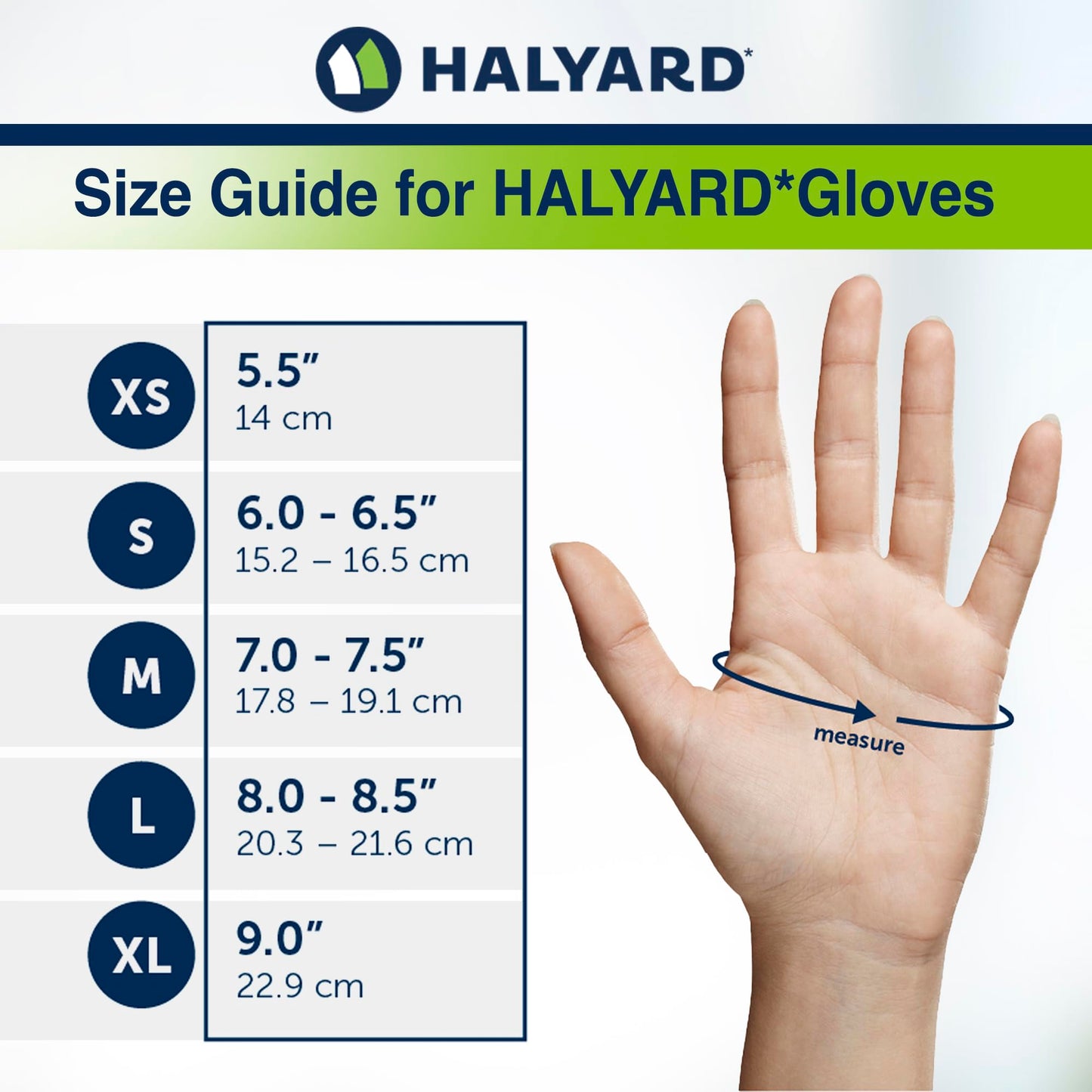 HALYARD AQUASOFT Nitrile Exam Gloves, Non-Sterile, Powder-Free, 3.1 mil, 9.5 Inches, Blue, X-Small, 43932 (Case of 3000)