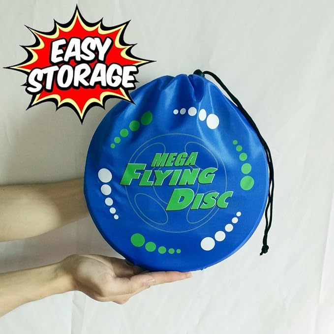 Giant Flying Disc Soft, Foldable & Floats in Air - Encourage Outdoor Play & Family Fun - Great for Kids, Parent-Child Interaction, and School Activities
