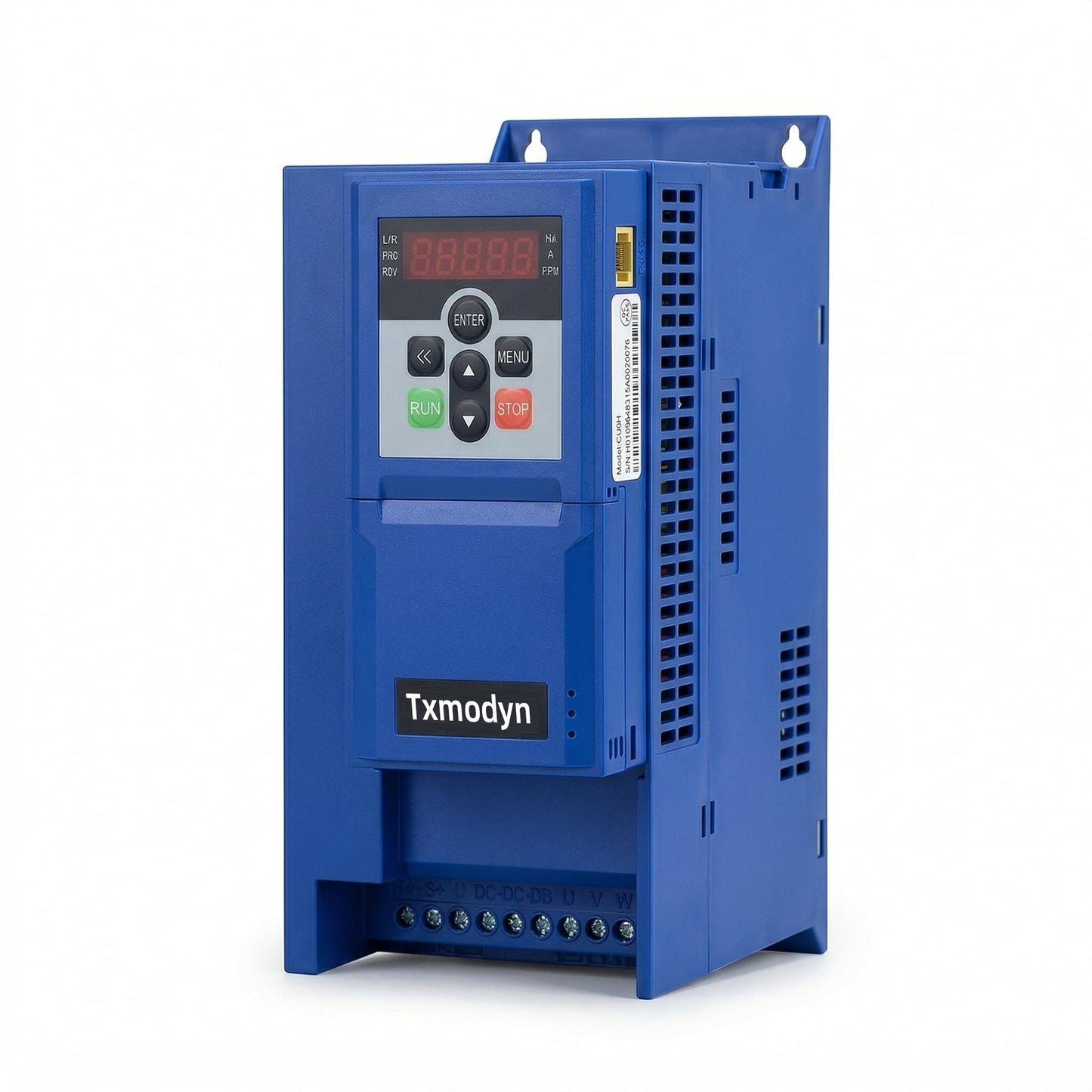 Txmodyn 10HP 480V 3 Phase VFD, 7.5KW 440V-480V 3 Phase Input & Output Variable Frequency Drive for 3-Phase AC Motor Speed Control