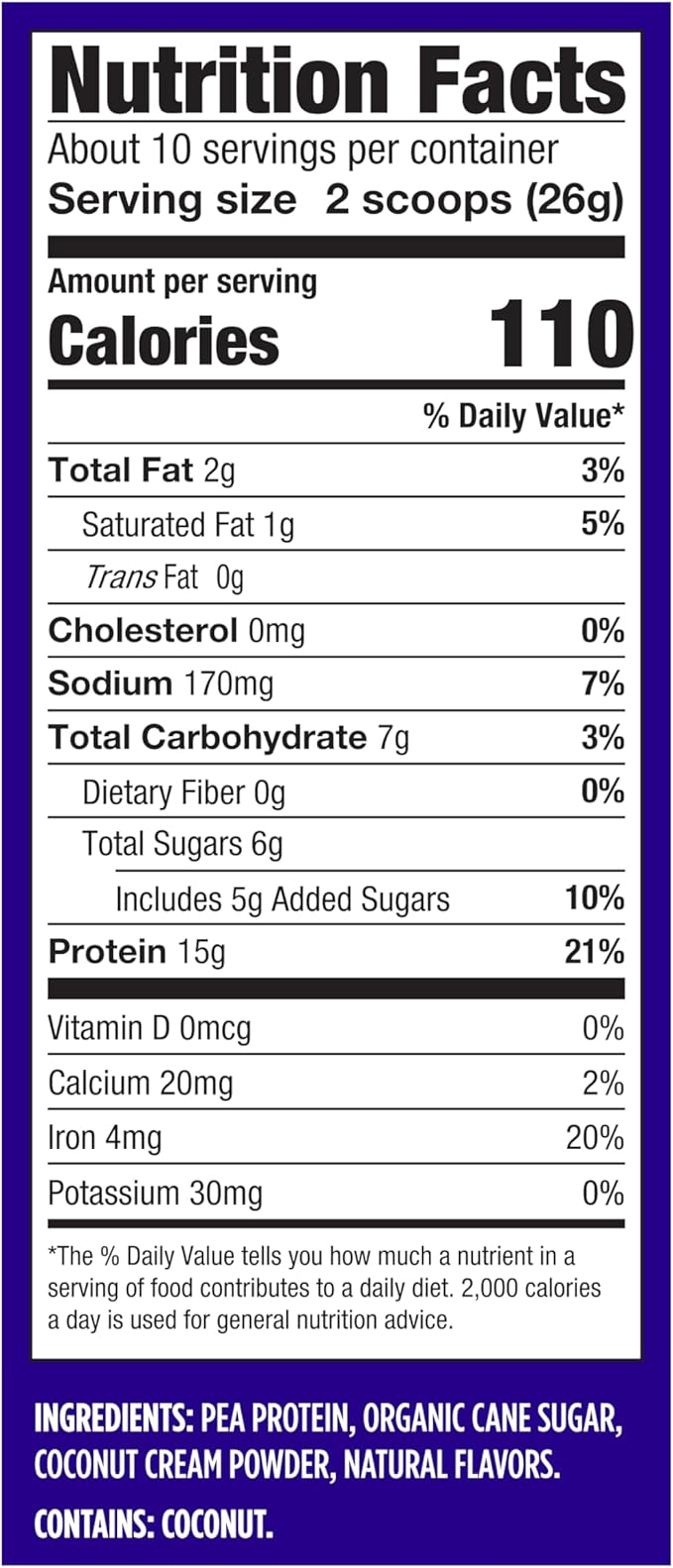 Vega Protein Made Simple Protein Powder, Vanilla - Stevia Free, Vegan, Plant Based, Healthy, Gluten Free, Pea Protein for Women and Men, 9.2 oz (Packaging May Vary) (Pack of 2)