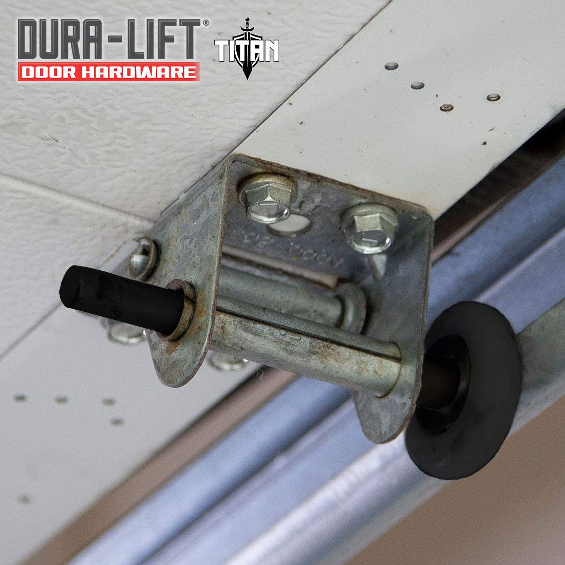 Titan Premium 2 in. Sealed 6200ZZ Nylon Garage Door Roller with 4 in. Corrosion Resistant Stem (10-Pack)