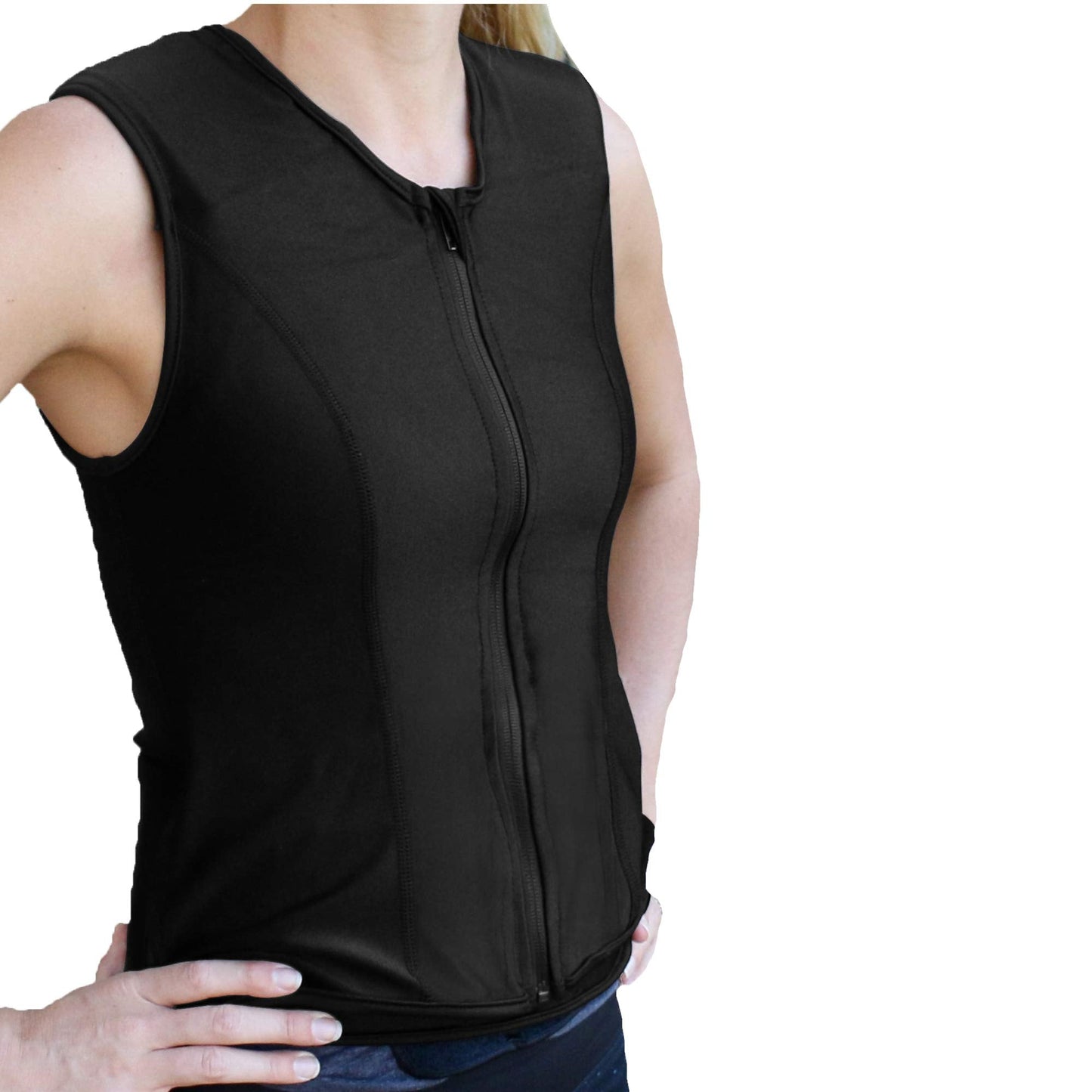 Challenge Weighted Workoutwear Weighted Vest for Women - 4 lb Body Weight Vest with Flexible Thin Weights - Removable Weights for Walking, Running, Cardio, Strength Training, Weight Loss