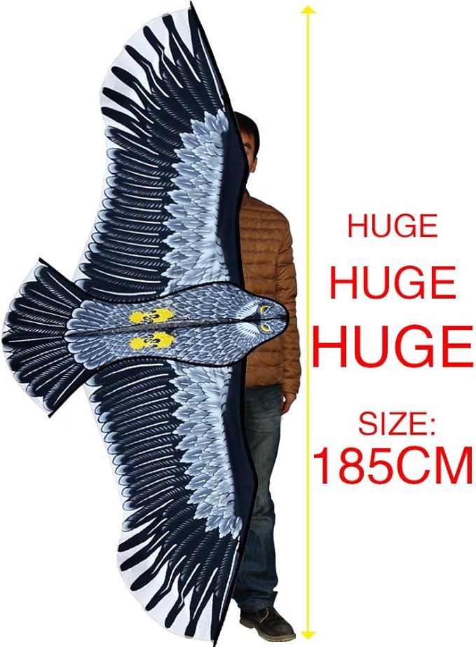HENGDA KITE-Strong Eagles!Huge Beginner Eagle Kites for Kids and Adults.74-Inch
