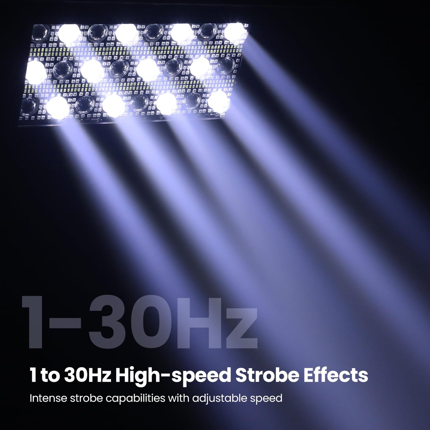 Betopper LF2405 300w Matrix Beam LED Strobe Effect Lights，Stage Lights Wash LED Strobe Light, Super Bright Large Flash Stage Lighting, DMX Dj Strobe Lights for Parties Club Disco Xmas etc