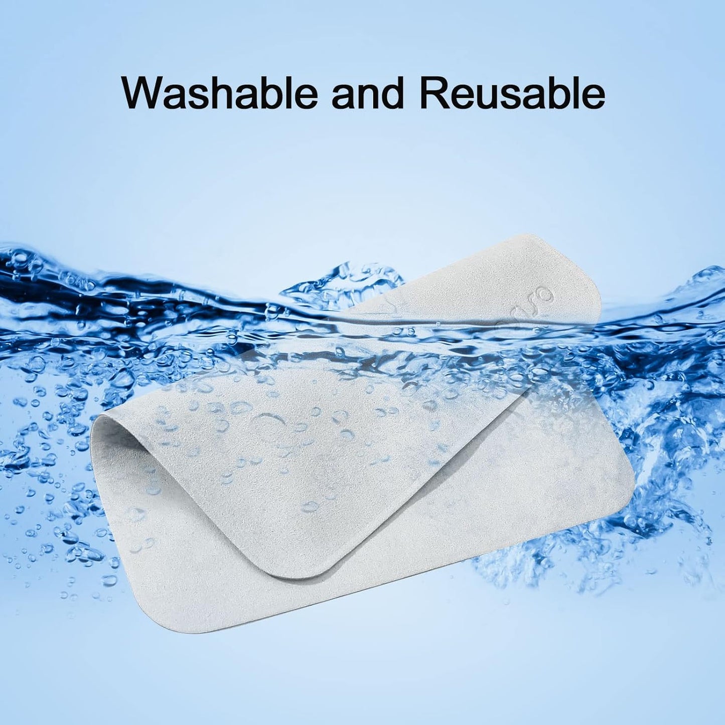MOSISO 2PCS Polishing Cloth, Soft Microfiber Cloth Electronic Screen Cleaning Cloths Compatible with iPhone,Compatible
