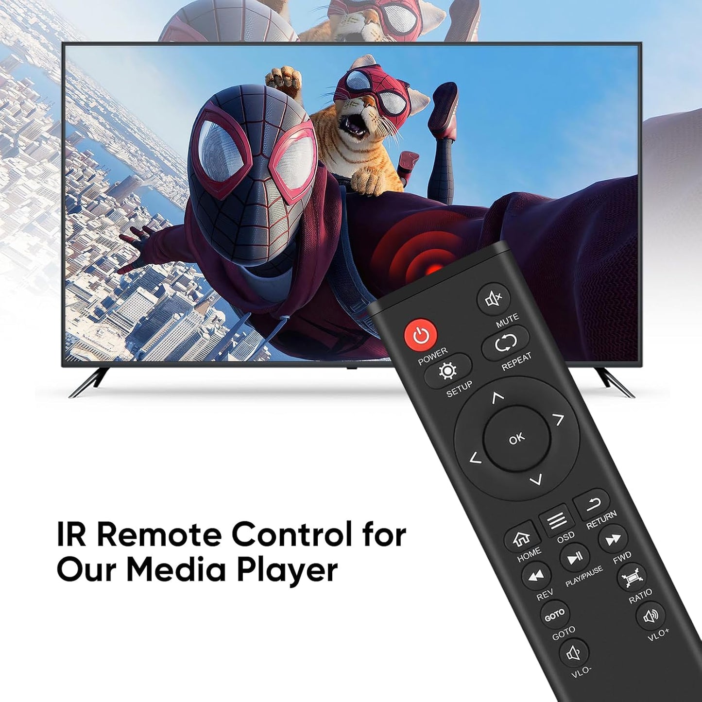 MYPIN New Remote Control for Media Players