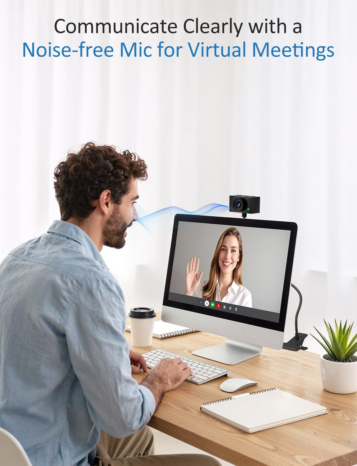 Majiphi 2K Webcam for PC, Streaming Camera, Web Camera for Desktop/Laptop Computer Webcam with Microphone, Plug