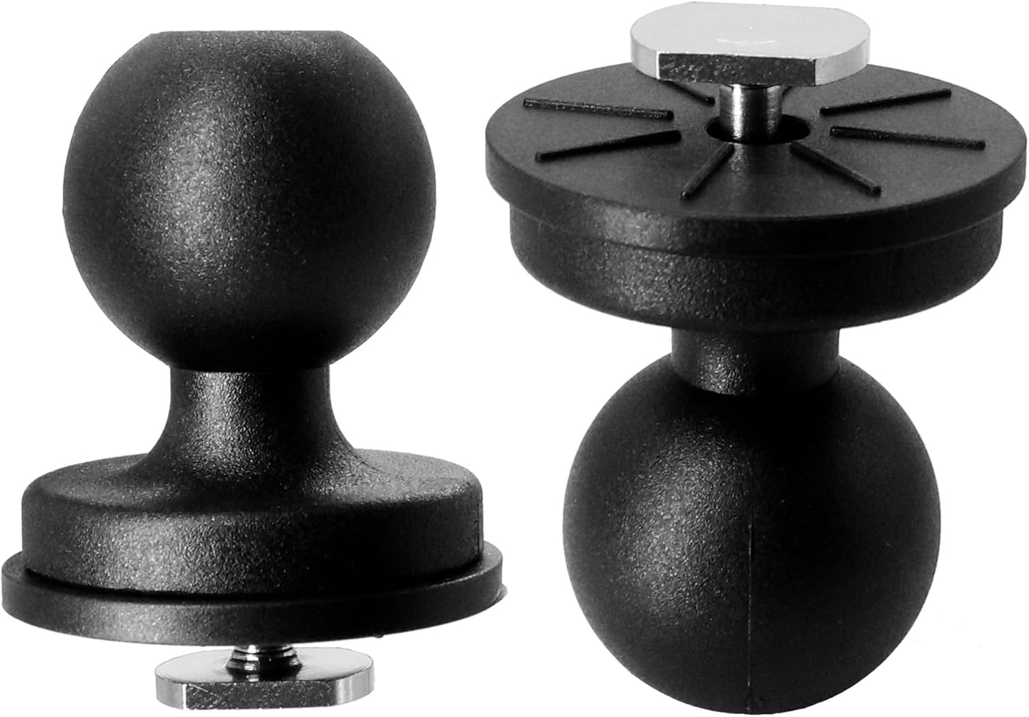 WINDFRD 2 1" 1 inch/B pcs Track Ball Mount Base with T-Bolt Attachment for Kayak/Boat Track, Compatible with RAM