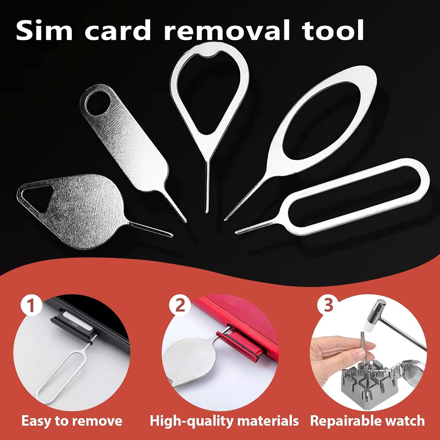 16 Set,SIM Pcs SIM Card Removal Tool Tray Openers Needle Ejector for All iPhone iPad Samsung Galaxy Smartphones & Smart