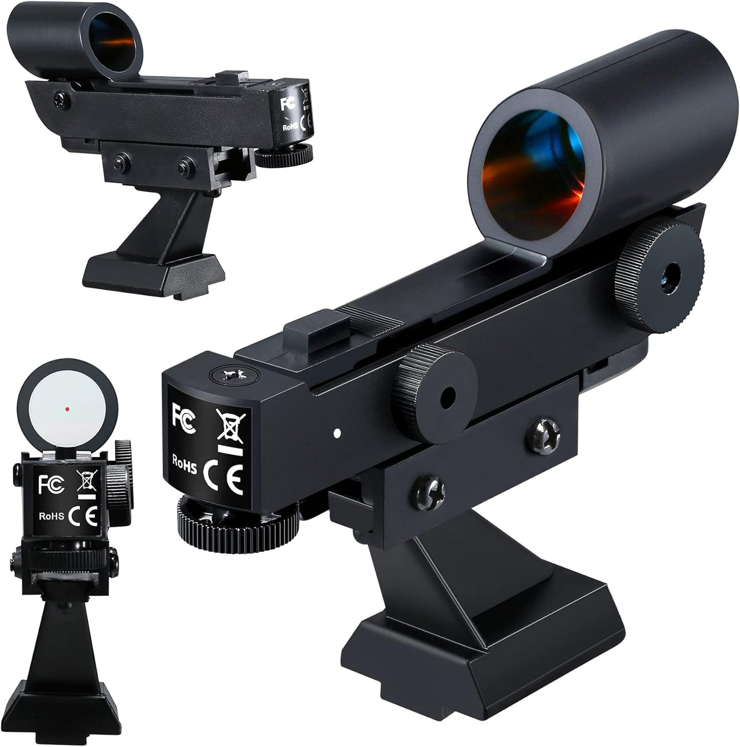 Talcope Brightness Red Dot Finderscope, Star Pointer Viewfinder Astronomical Telescope Accessories with Slide