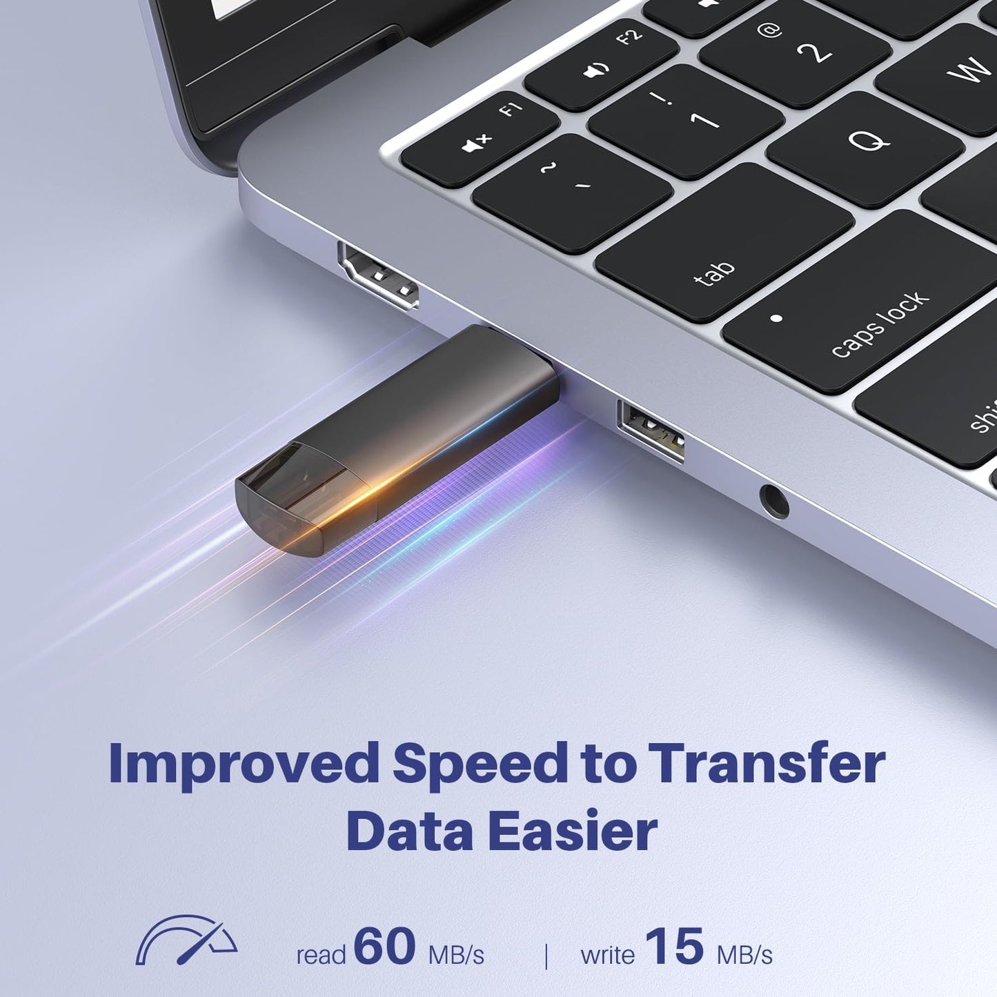 JOIOT 64GB 3.0 2-in-1 (2 Pack) USB C Flash Drive Dual USB Flash Drive Type C + USB A Portable Type-C Flash Drive USB-C