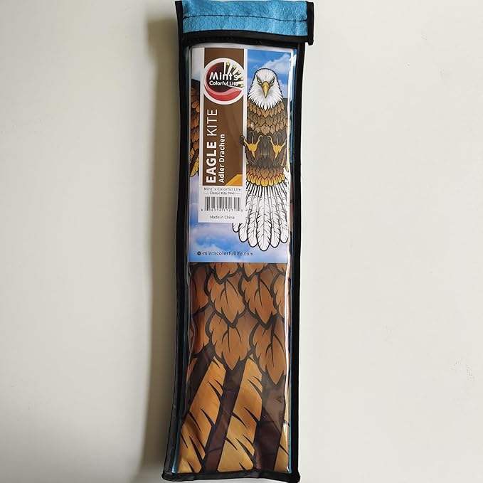 Bald Eagle Kite for Adults and Kids, Huge Kites Easy to Fly Single Line Kite for Beach Trip