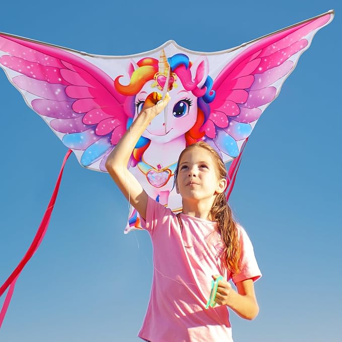 Butterfly Kites for Kids & Adults, Easy to Fly Design with Long Tail for Stability, for Kids Ages 4-8 & Beginners, Beach & Park Use | Family Outdoor Fun