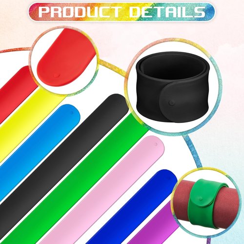 Leyndo Wrapping Paper Roll Holder Clips - 32 Pcs Silicone-Covered Metal Strips | 1 x 9 in for Gifts