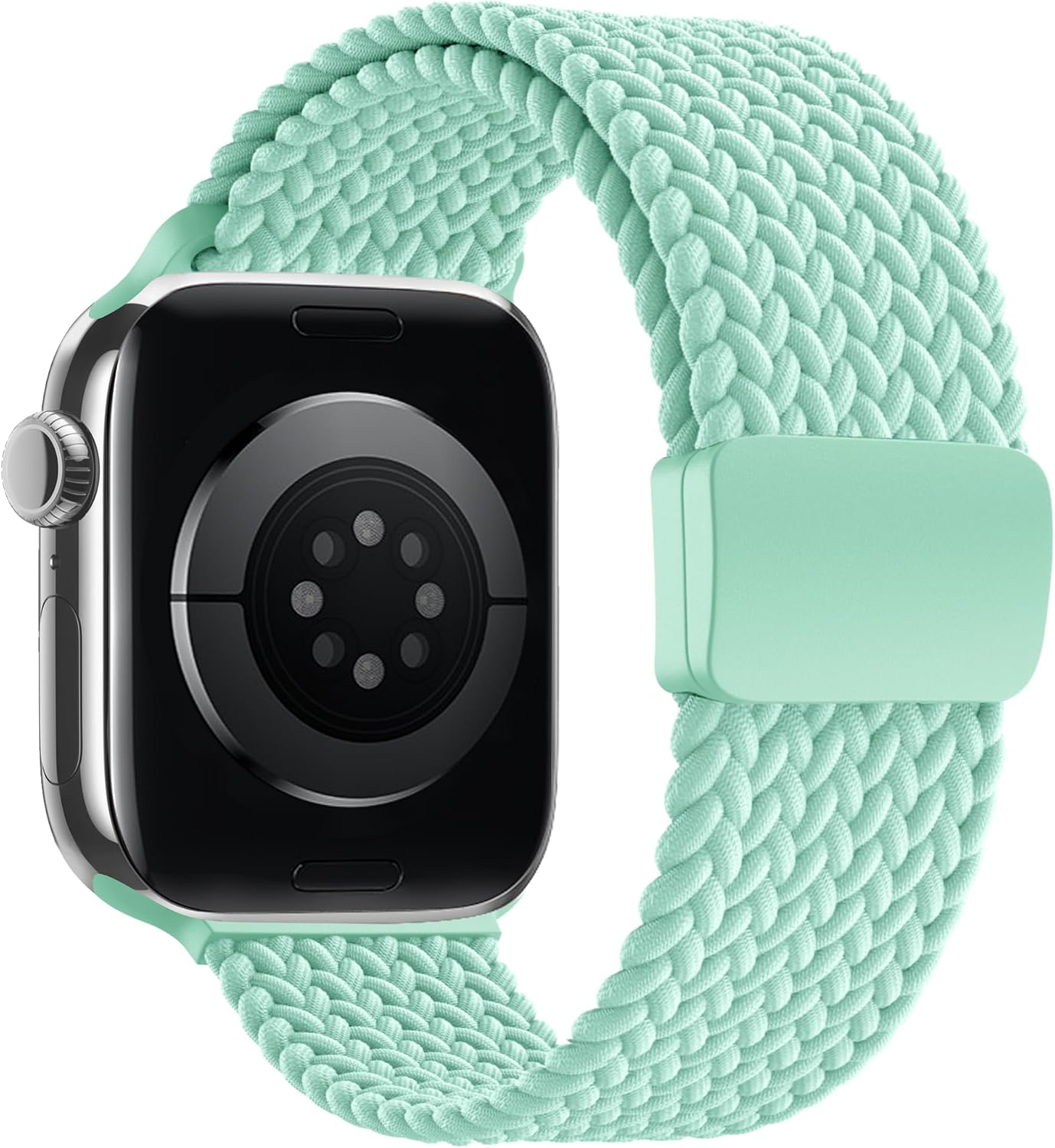 Braceleter 38mm 40mm 41mm 42mm 44mm 45mm 46mm 49mm 10 9 8 7 6 5 4 3 2 1 Braided Stretchy Band Compatible with Apple