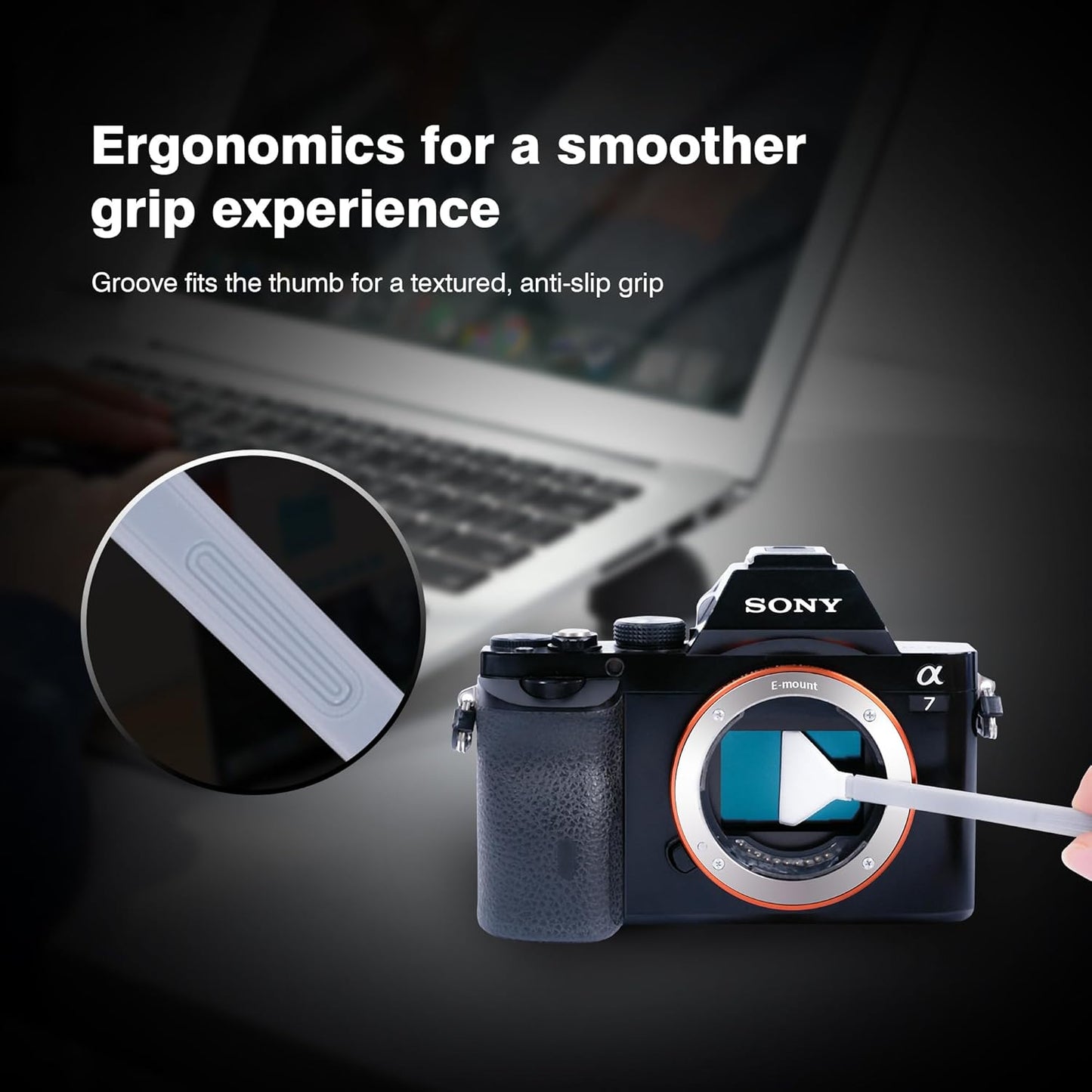 VSGO 6pcs 10ml (VS-S03-6) Full Frame Sensor Cleaning Kit, Sensor Swabs & Sensor Cleaner for Nikon Sony Canon DSLR