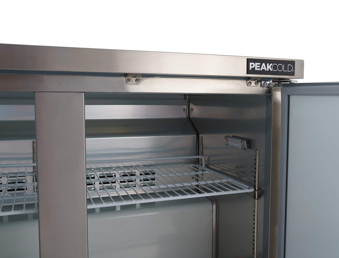 PEAK COLD Commercial Under Counter Stainless Steel Freezer; 48" W