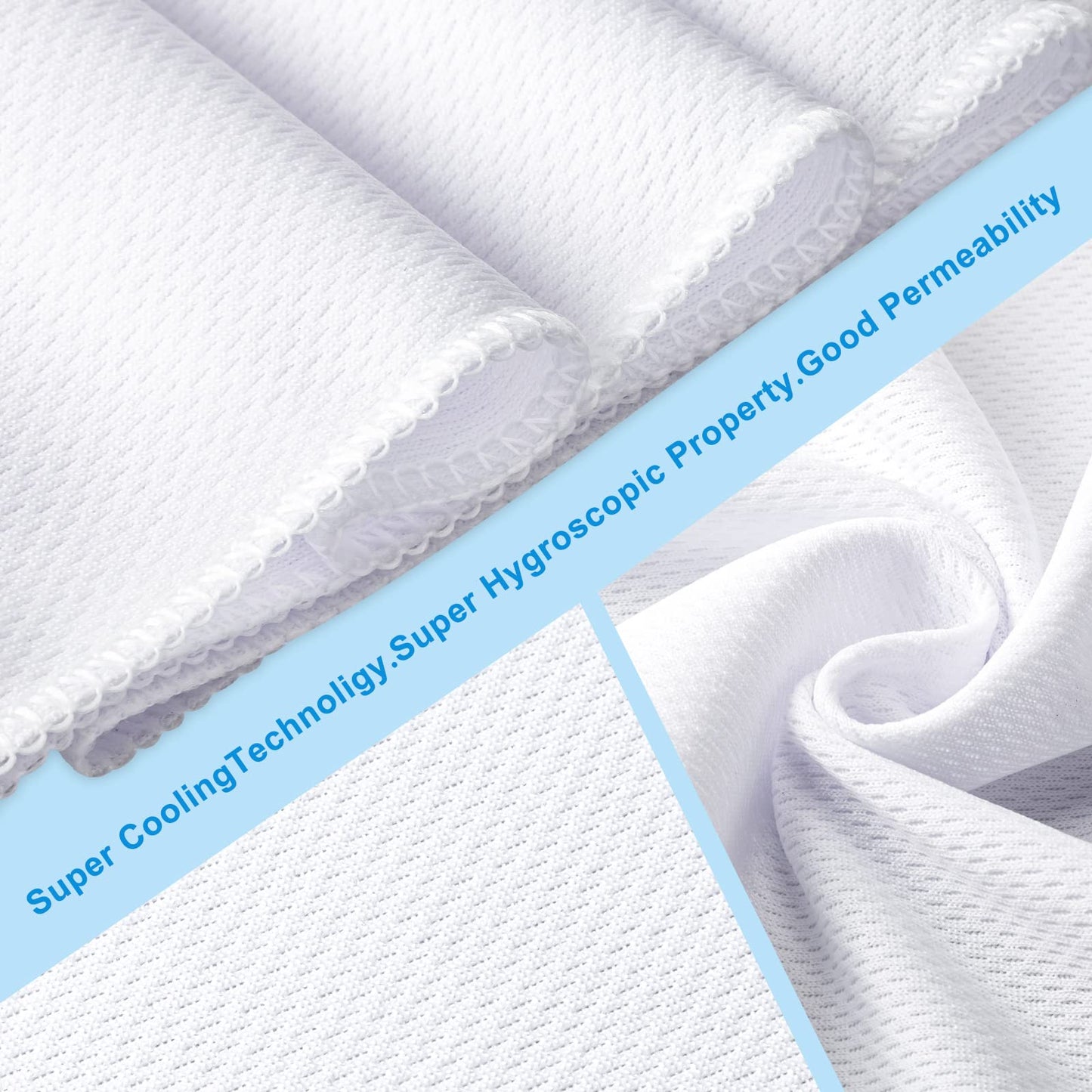 Sublimation Cooling Towels 40" x 12" Breathable Soft Ice Towel Chilly Yoga Towel Microfiber Gym Towels Workout Towel for Neck and Face for Yoga, Sports, Golf, Gym, Camping, Running, Hiking (30 Pieces)