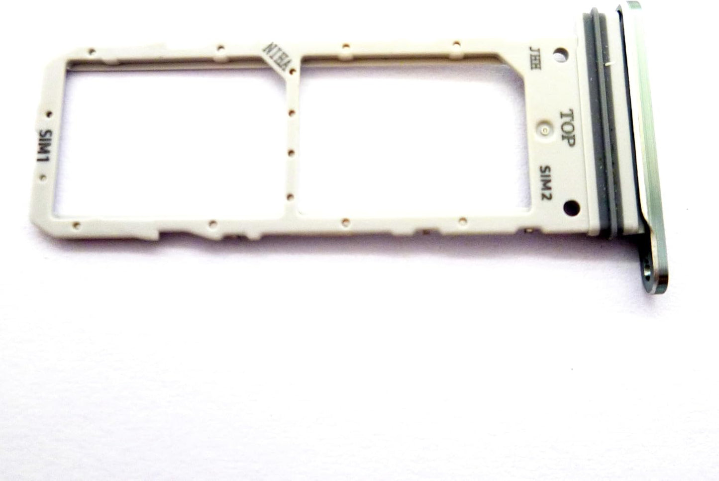 2X 20 5G 6.7 inch Dual SIM Double Card Tray Slot Holder Replacement Compatible with Samsung Galaxy Note (Mystic Green)