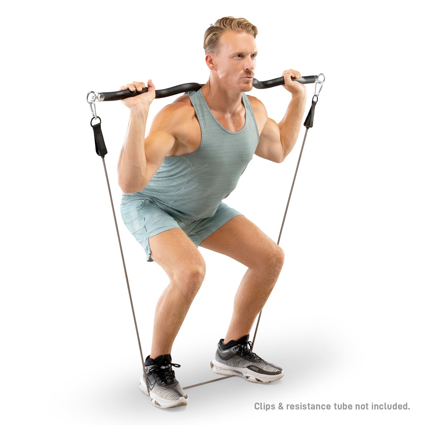 Marcy Deluxe Exercise Curl Bar for Lats, Curls and More for Home Gym Workouts BBEB-7355