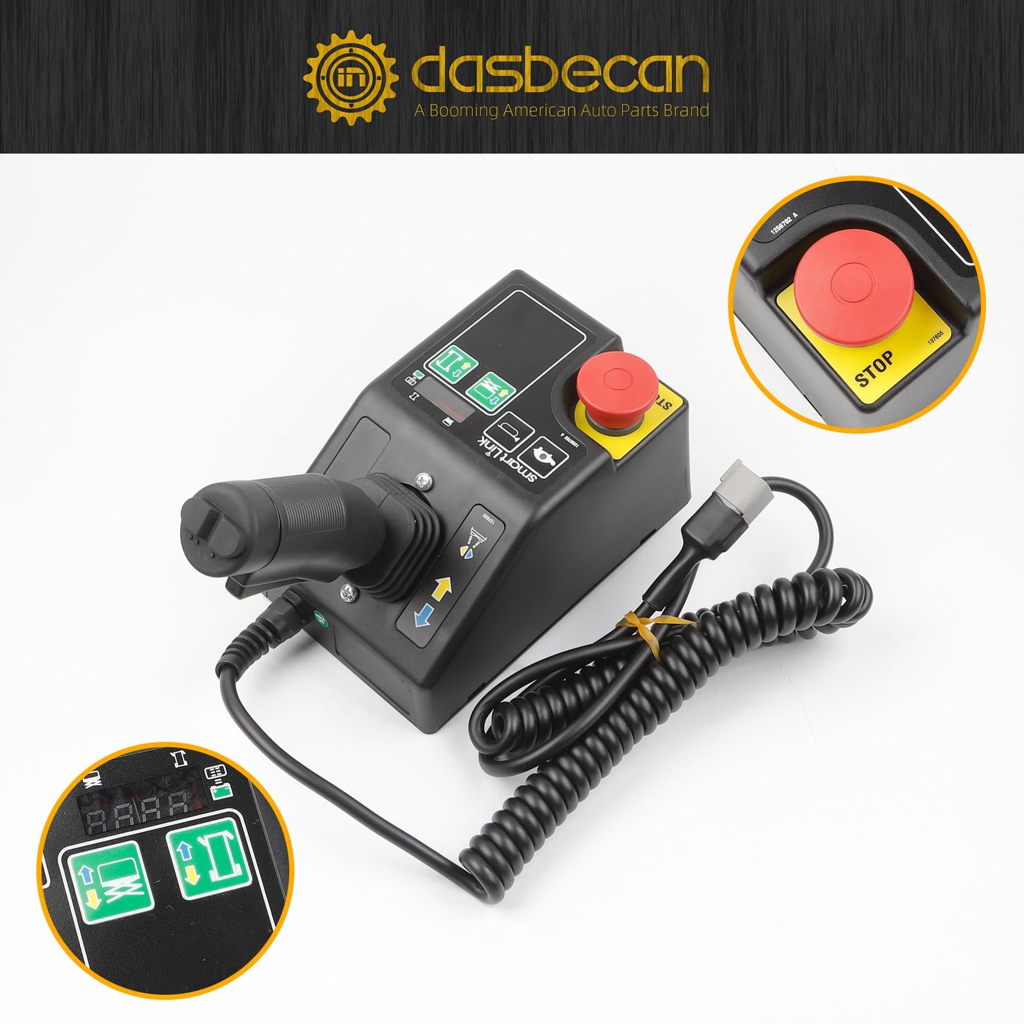 Dasbecan Upgraded 1256727 1256727GT Control Box Compatible with GS-1930 GS-1932 GS-2032 GS-2046 GS-2632 GS-2646 GS-3246 GR-6 GR-15 GR-20 GRC-12 Genie Lift Gen 6