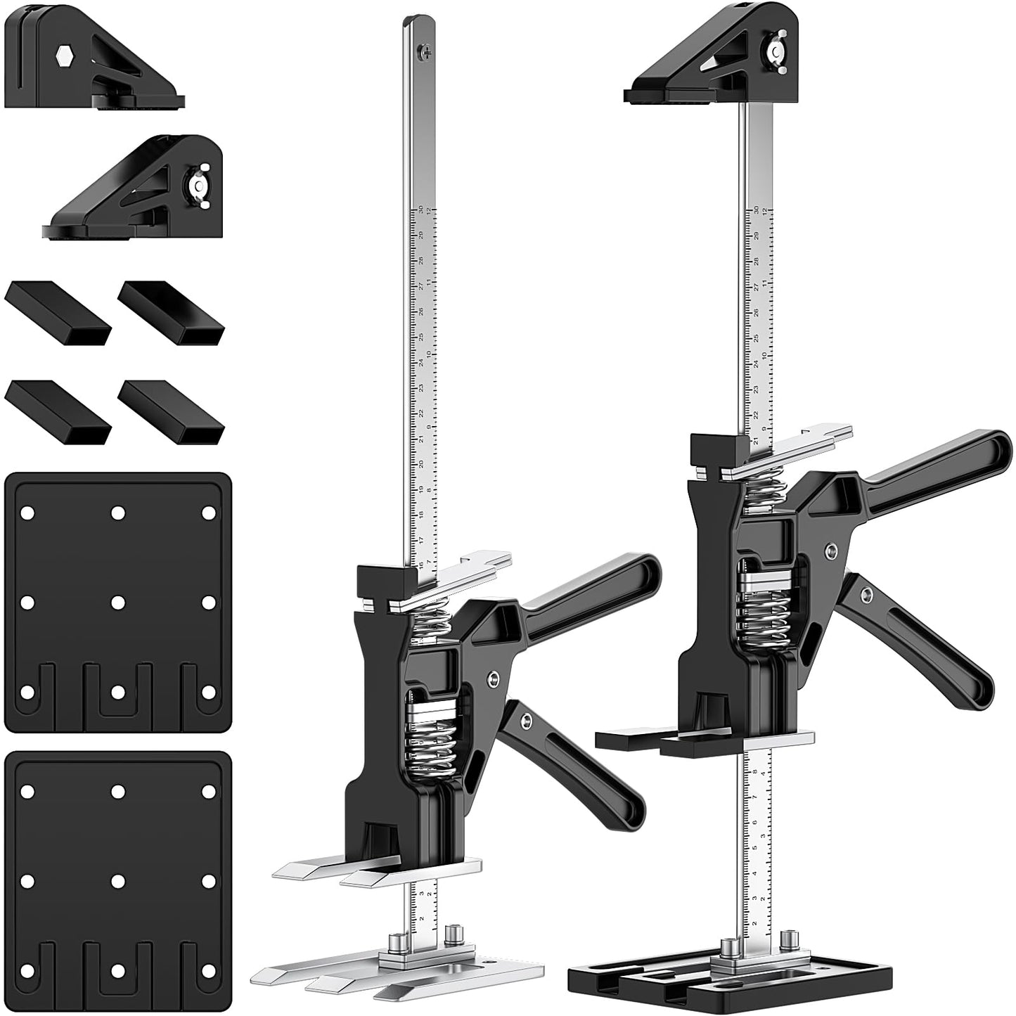 RENYINDA Labor-Saving Arm Jack Multifunctional Construction Jacks, Furniture Jacks，Lift Height 9 inches 400lb Load-Bearing for Installing Windows and Doors, Lifting Furniture, Woodworking Tools