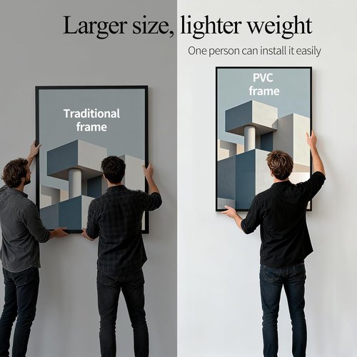 Lavezee 24x36 Poster Frames - Lightweight Display for Photos & Artwork | 6 Pack Set