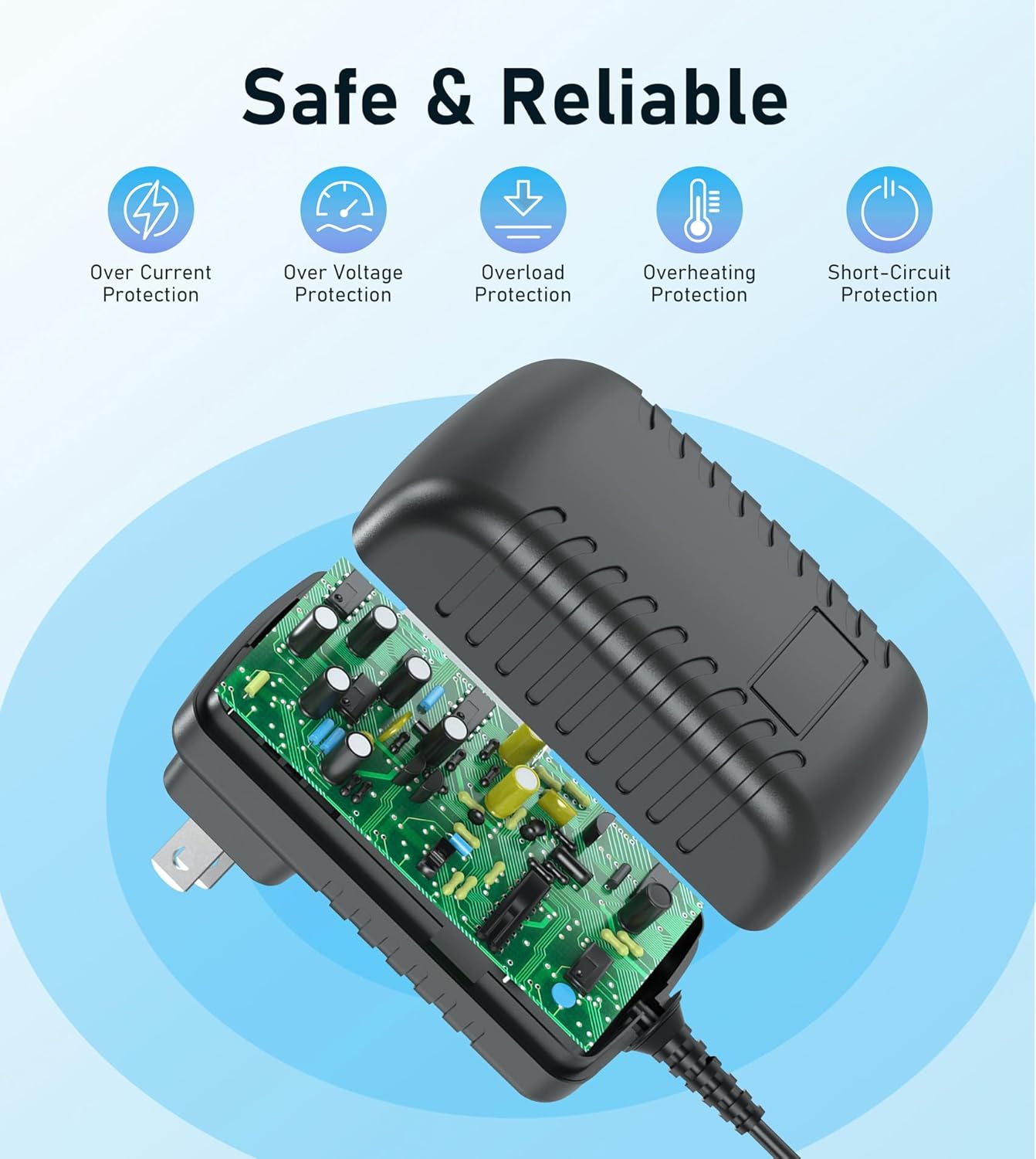 Beudsa ChargN LY-580A+1 MDMP200 AC/DC Adapter Compatible with Medcursor Kneading Neck Shoulder Massager