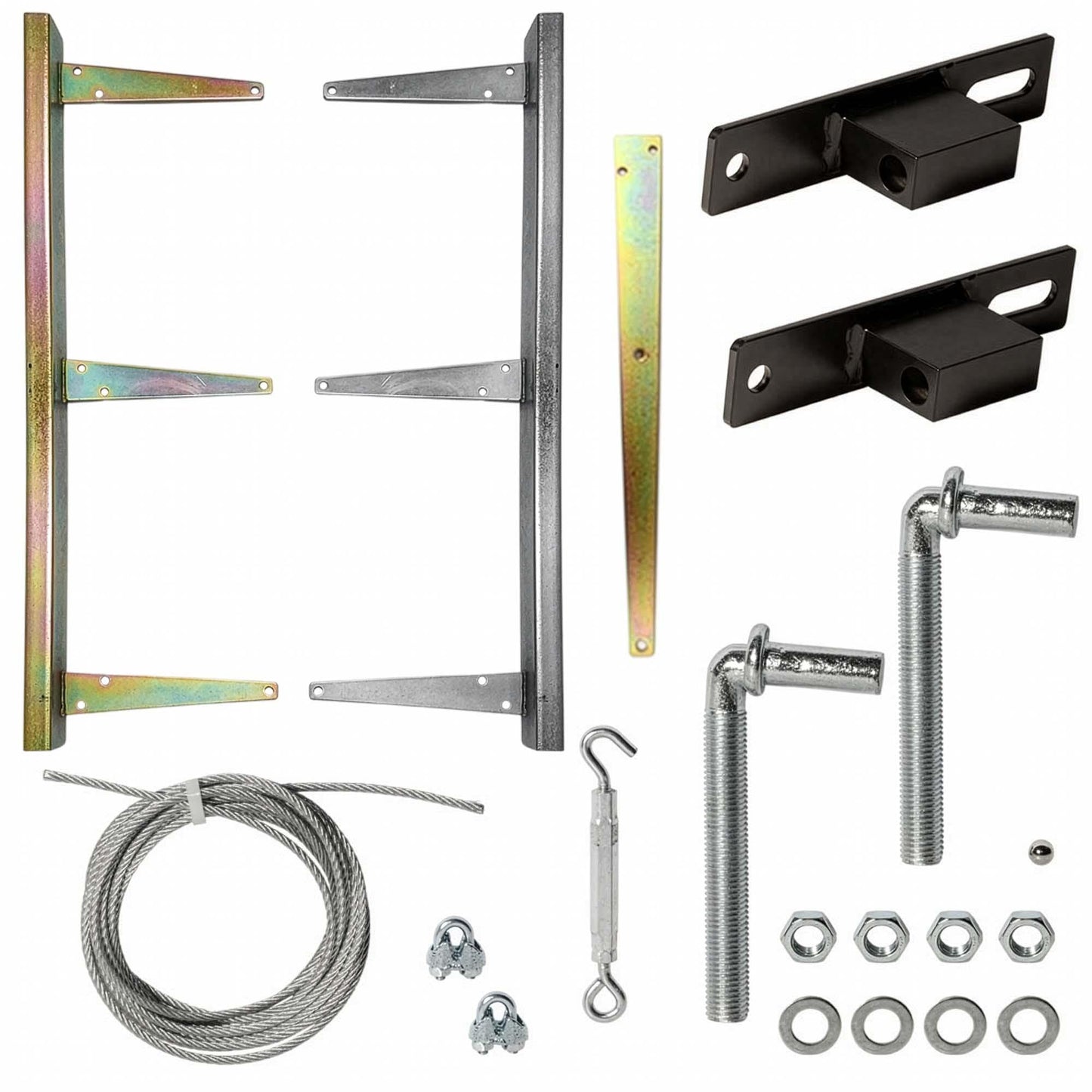 Estate Swing Gate Frame Kit (Dual Frame kit) up to 20ft in Width (up to 10ft Each Side)