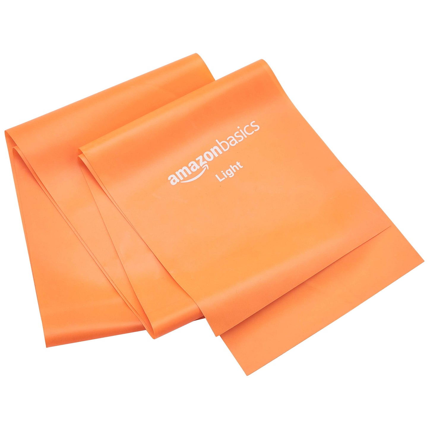 Amazon Basics Resistance Bands for Stretching, Strength Training and Exercise, Set of 3, Orange/Green/Pink