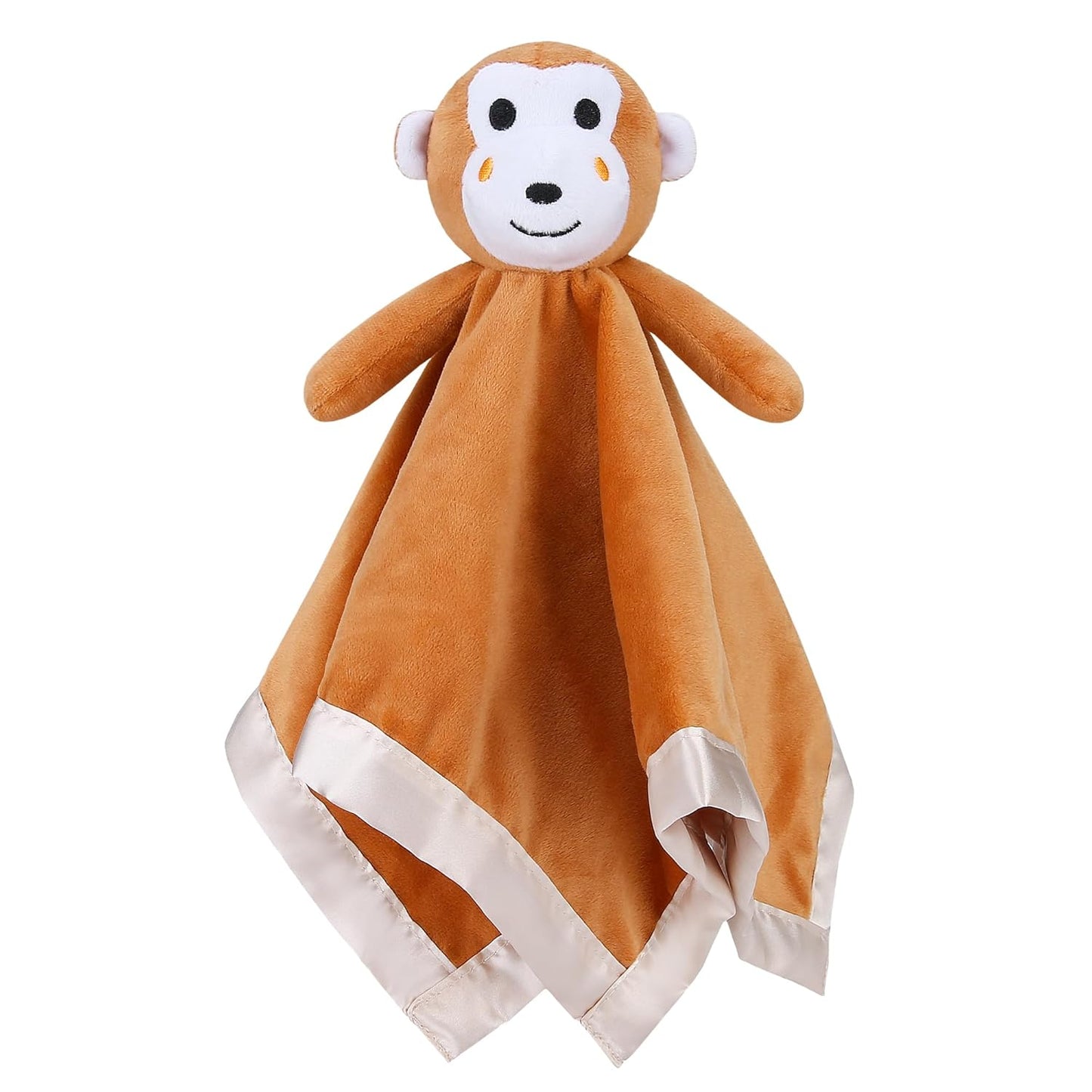 Pro Goleem Monkey Lovey - Soft Security Blanket & Snuggle Toy for Newborns | 16 Inch Baby Gift