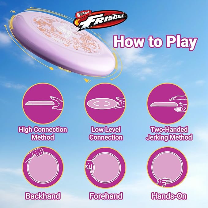 Wham-O Frisbee Ultimate Training Disc, Sports Flying Disc 160g, 10.5 Inch Durable and Flexible Compedition Disc for Outdoor Beach Backyard Family Fun