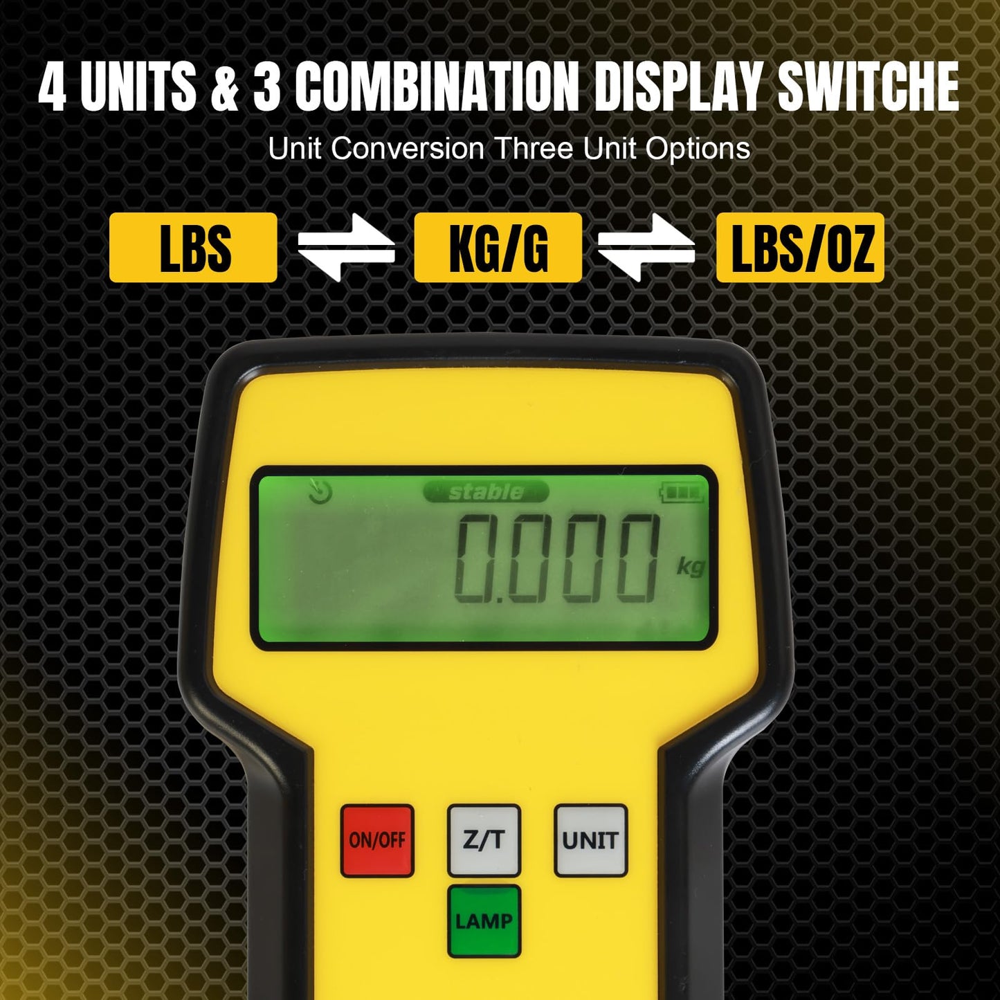 220 LBS HVAC Freon Scale High Precision Charging Refrigerant Scale Weight Scale with Portable Case for All Refrigerant Recovery Tanks