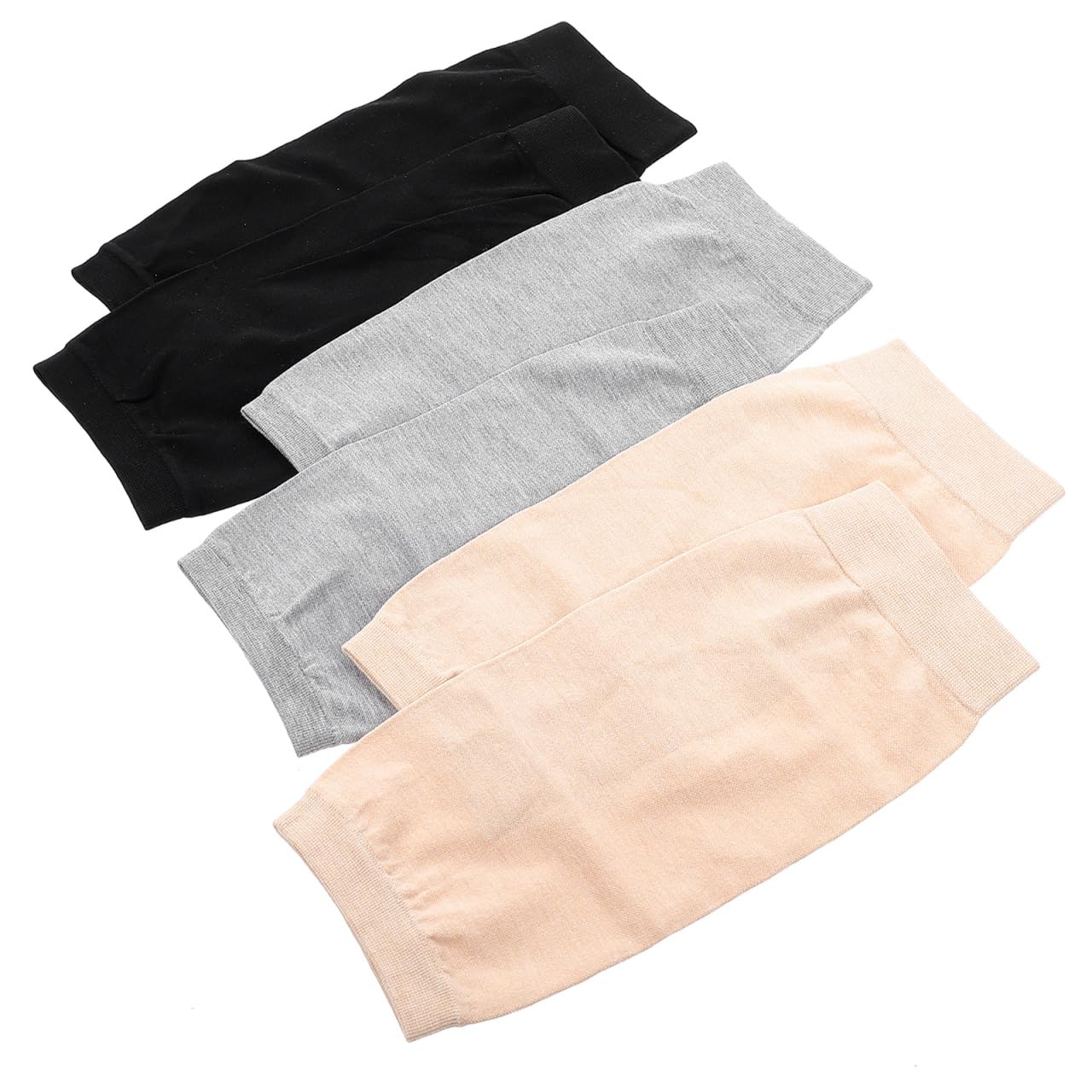 FOYTOKI 3 Pairs Scar Covering Elbow Brace Breathable Elbow Protector Covers Compression Sleeves Arm Brace Sleeve Protective Support Men and Women Elasticity