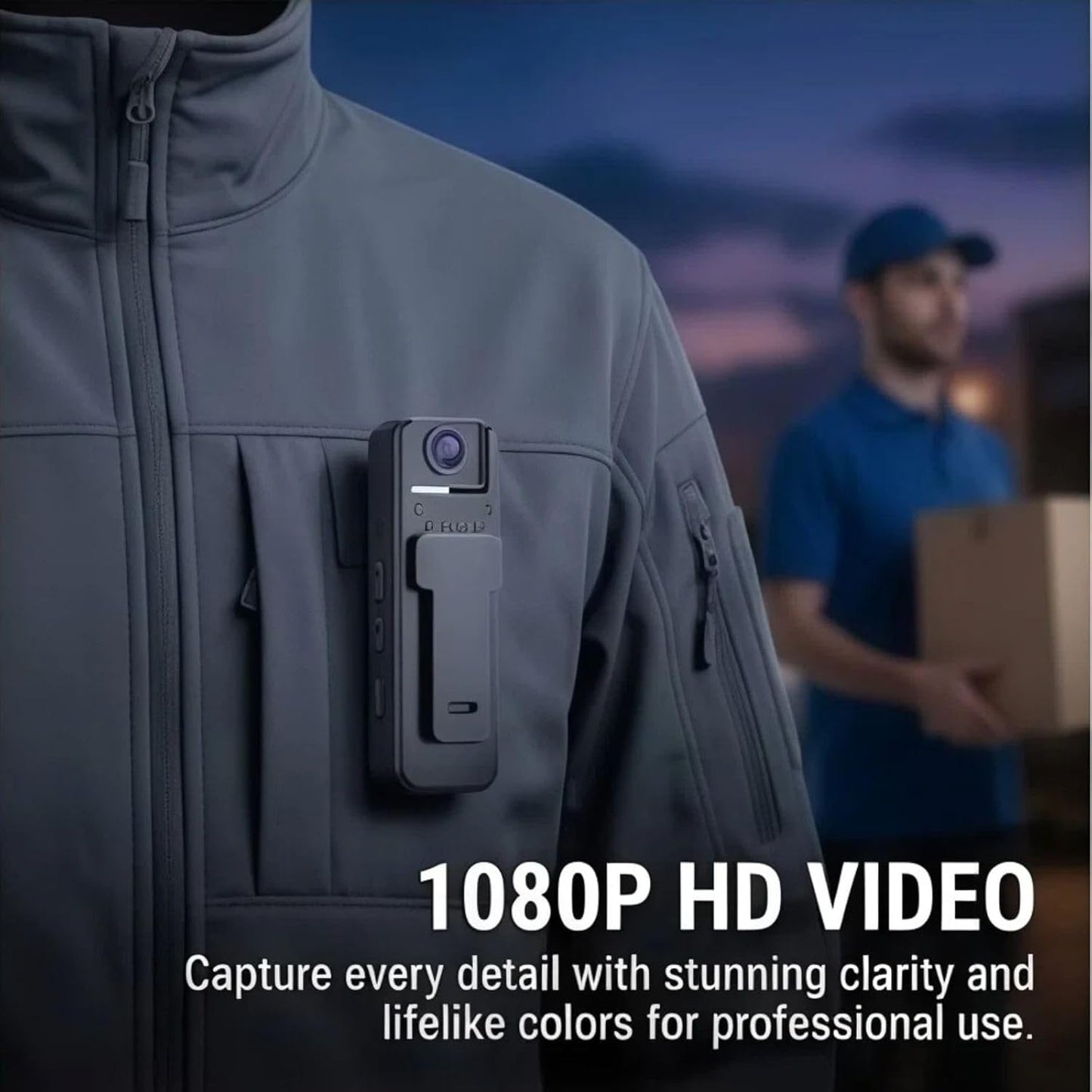 Generic (1) HD Body Worn Camera, High Definition Portable Camcorder, Wearable Night Vision Video Recorder, Loop