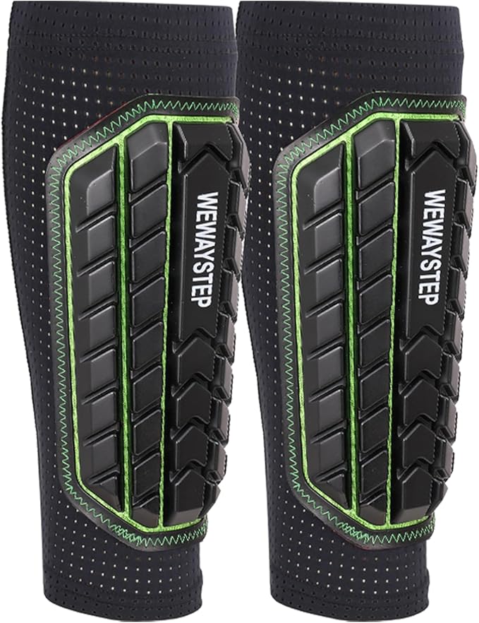 Shin Guards Soccer Kids Youth, Adult Shin Guards with Honeycomb Padding，Breathable & Anti-Slip Calf Compression Sleeves