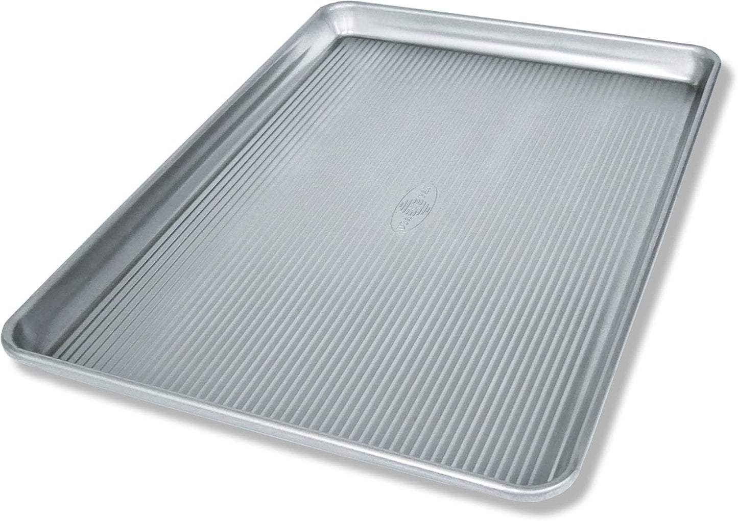 USA Pan Extra Large Half Sheet Baking Pans - Commercial Grade Aluminized Steel Bakeware
