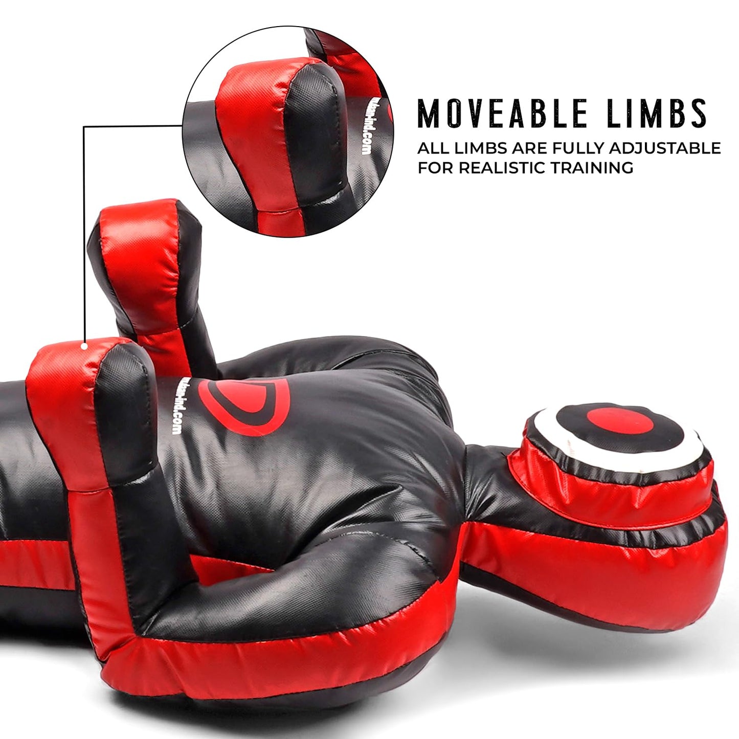Grappling Dummy for Wrestling Judo Karate BJJ JIU Jitsu Punching MMA Dummies Mixed Martial Arts Police Training Self Defense 180cm UNFILLED